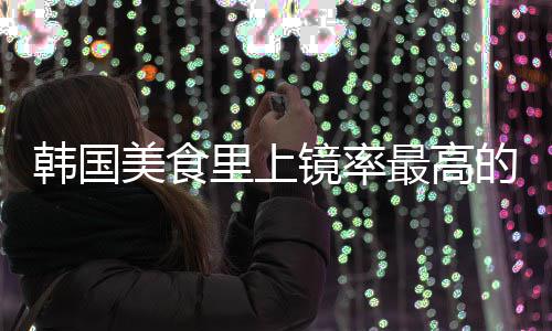 年糕的一道菜美食最高里上镜率韩国韩式辣